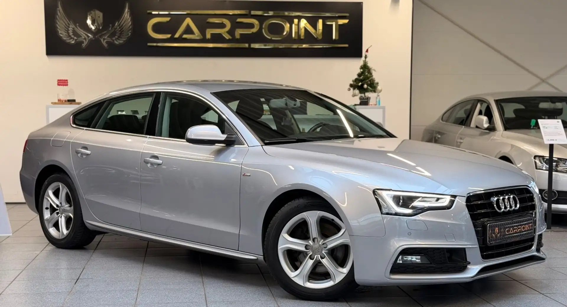 Audi A5 Sportback 2.0 TDI /Xenon/ACC/S-Line/BT/SHZ Zilver - 2