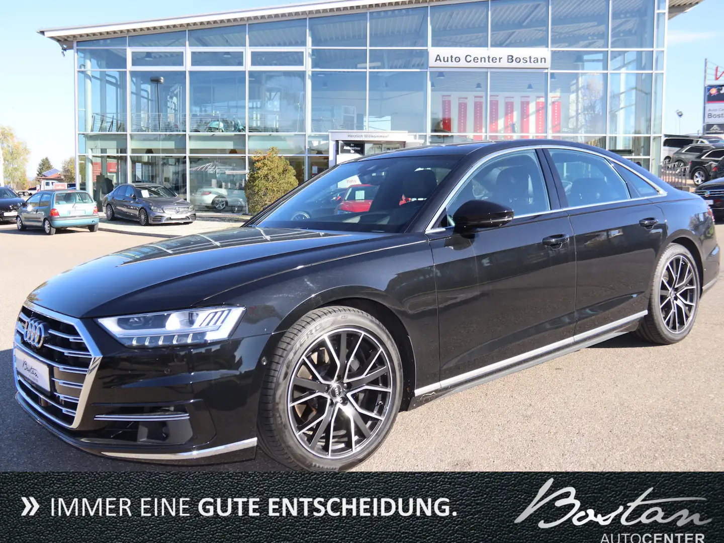 Audi A8 50 TDI/LEDER/PANORAMA/HEAD UP/BANG & OLUFSEN Schwarz - 1