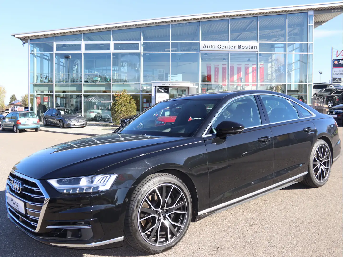 Audi A8 50 TDI/LEDER/PANORAMA/HEAD UP/BANG & OLUFSEN Schwarz - 2