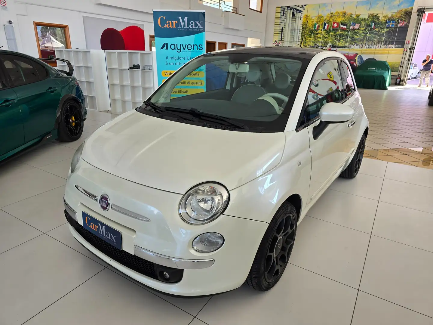 Fiat 500 500 1.3MJT Lounge 75CV Bianco - 1