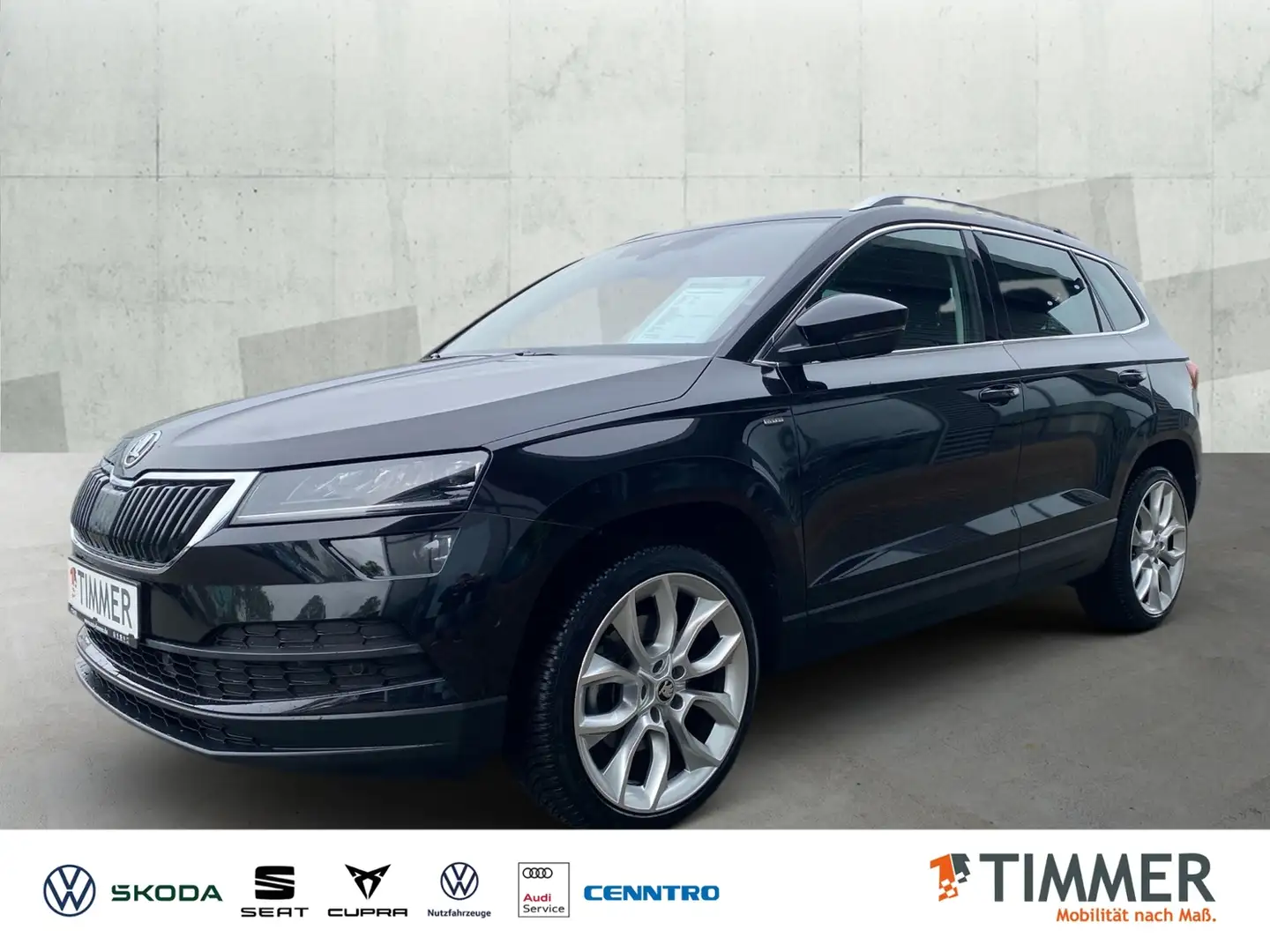 Skoda Karoq Clever 1.5 TSI DSG *AHK*PDC*R-Kam*NAVI*LED*CANTON Schwarz - 1
