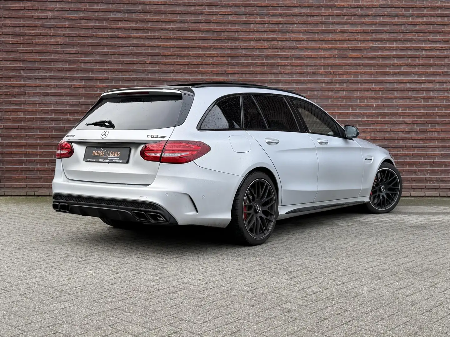 Mercedes-Benz C 63 AMG Estate 510pk 63S |dealer onderhouden|bucket seats| Gris - 2