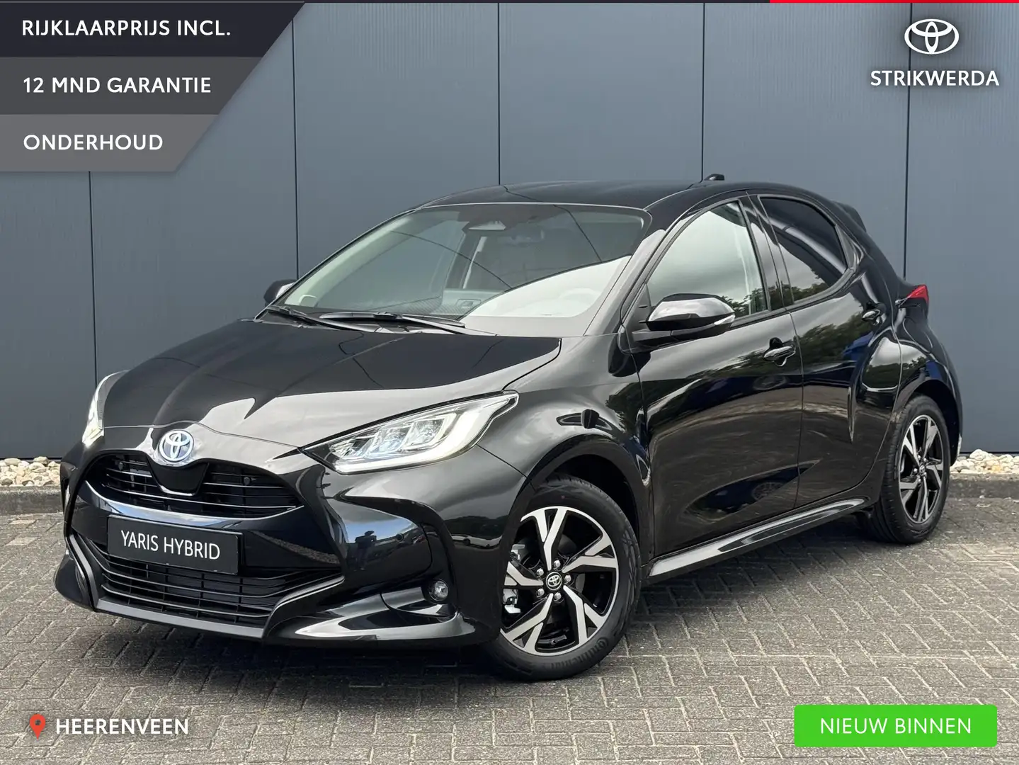 Toyota Yaris 1.5 Hybrid 115 Dynamic | Nieuw op voorraad | Comfo Zwart - 1