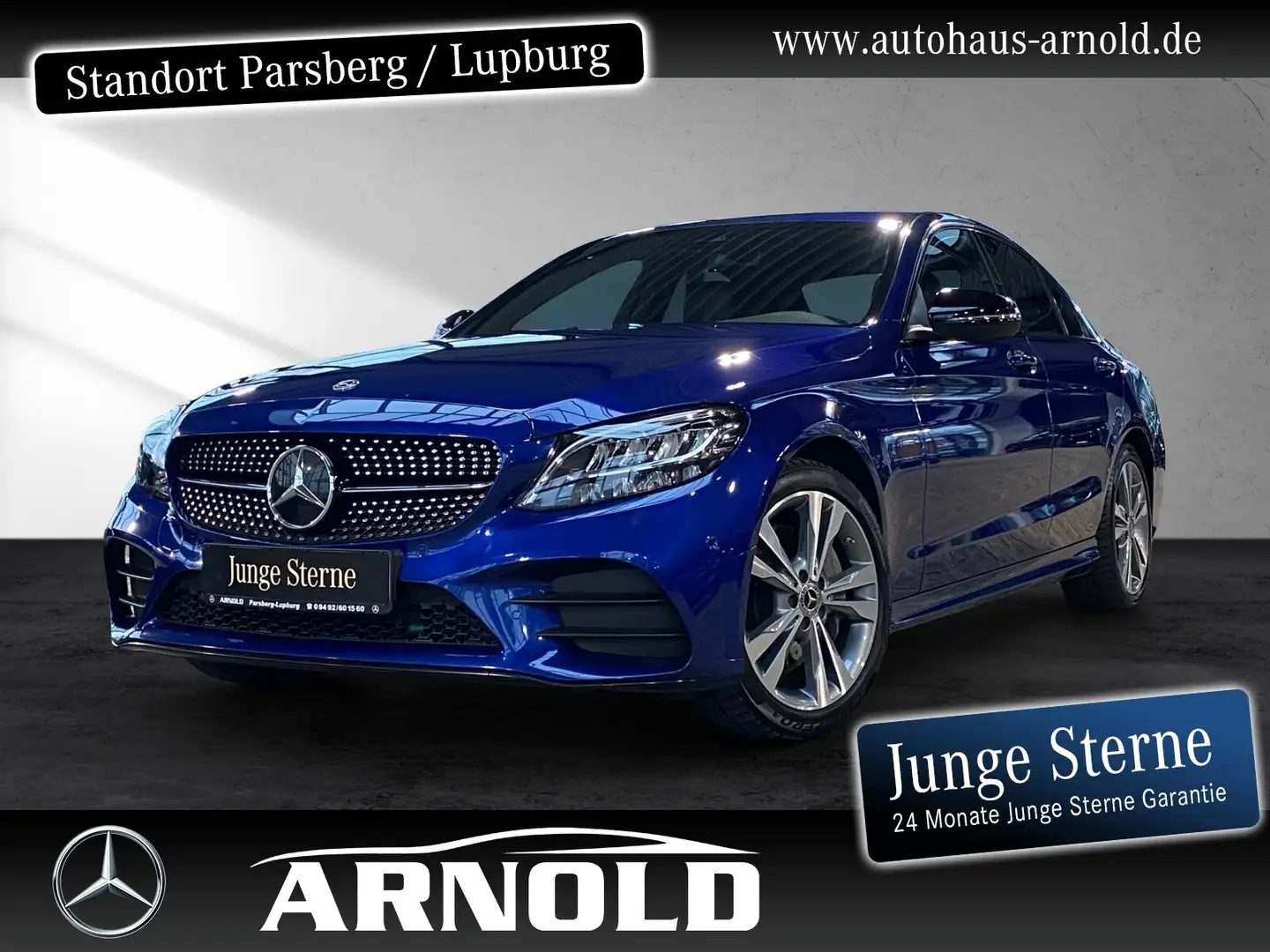 Mercedes-Benz C 300 C 300 e AMG L. Night AHK LED Assistenz Ambienteb Blau - 1