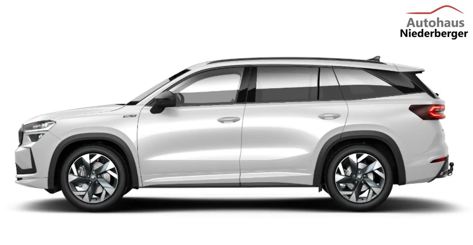 Skoda Kodiaq Sportline Sportl AHK 7-S Matrix Nav Kessy ACC S... Weiß - 2