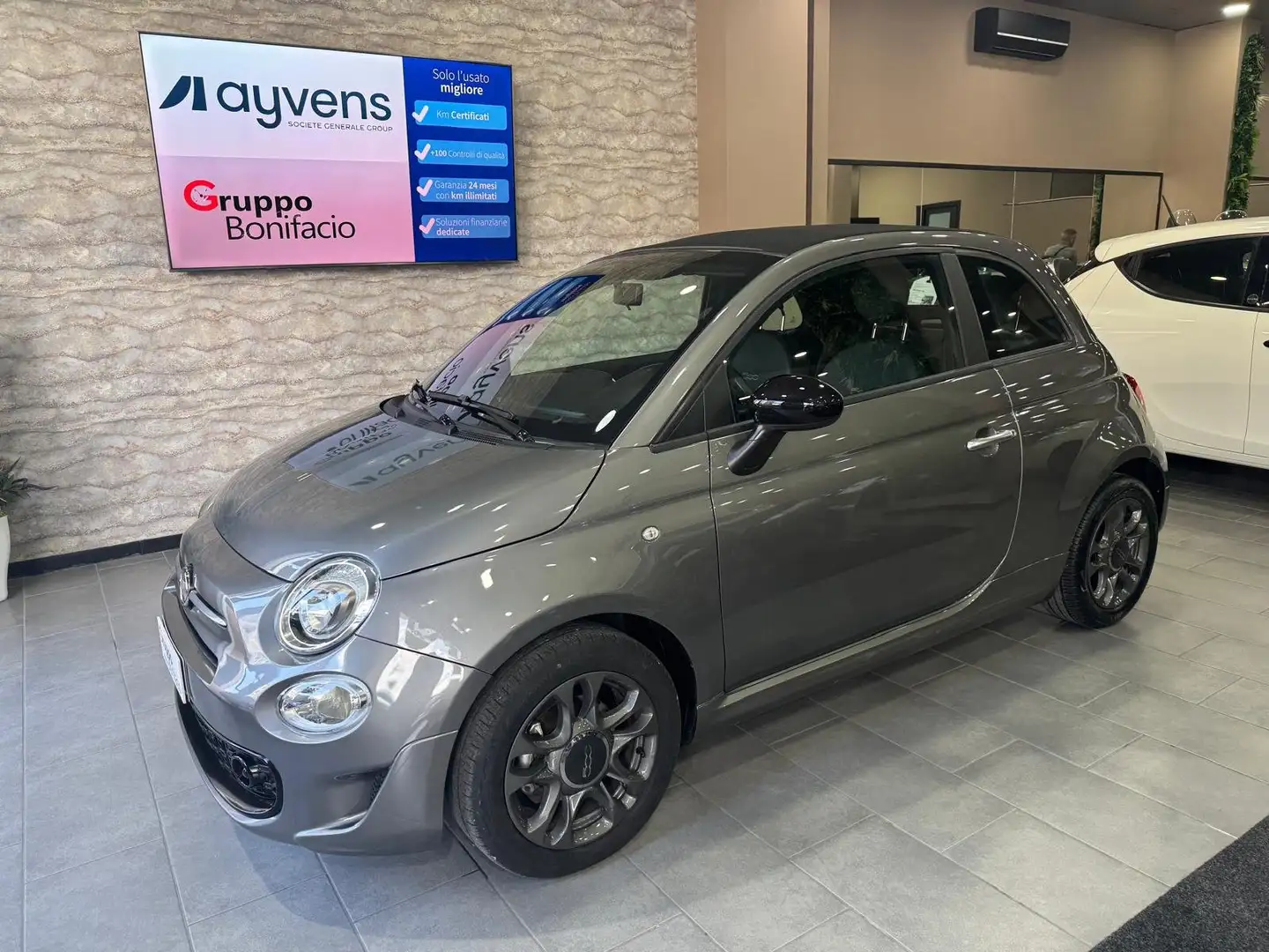 Fiat 500C 500 III 2015 1.0 Hybrid Cult 70cv Cabrio Grigio - 1