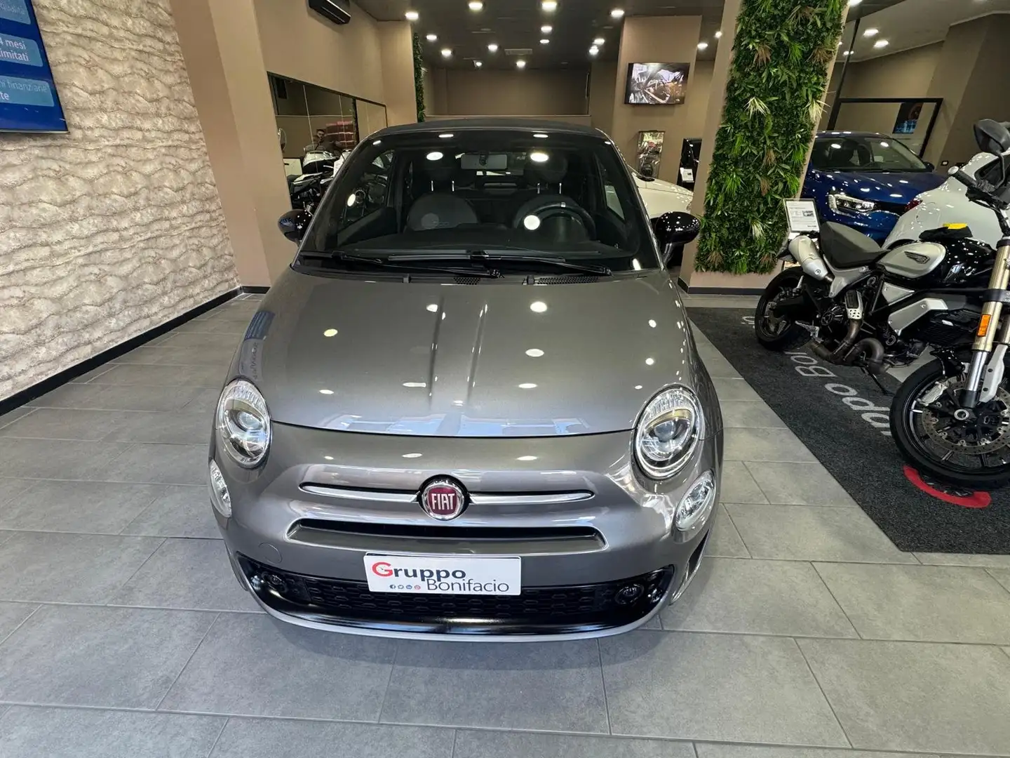Fiat 500C 500 III 2015 1.0 Hybrid Cult 70cv Cabrio Grigio - 2