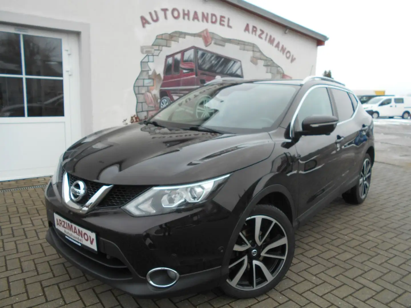 Nissan Qashqai 1.2 Tekna NAVI/LEDER/KAMERA/LEDER Schwarz - 1