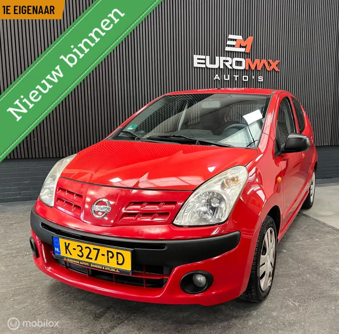 Nissan Pixo 1.0 Look- 1e eigenaar. Rood - 1