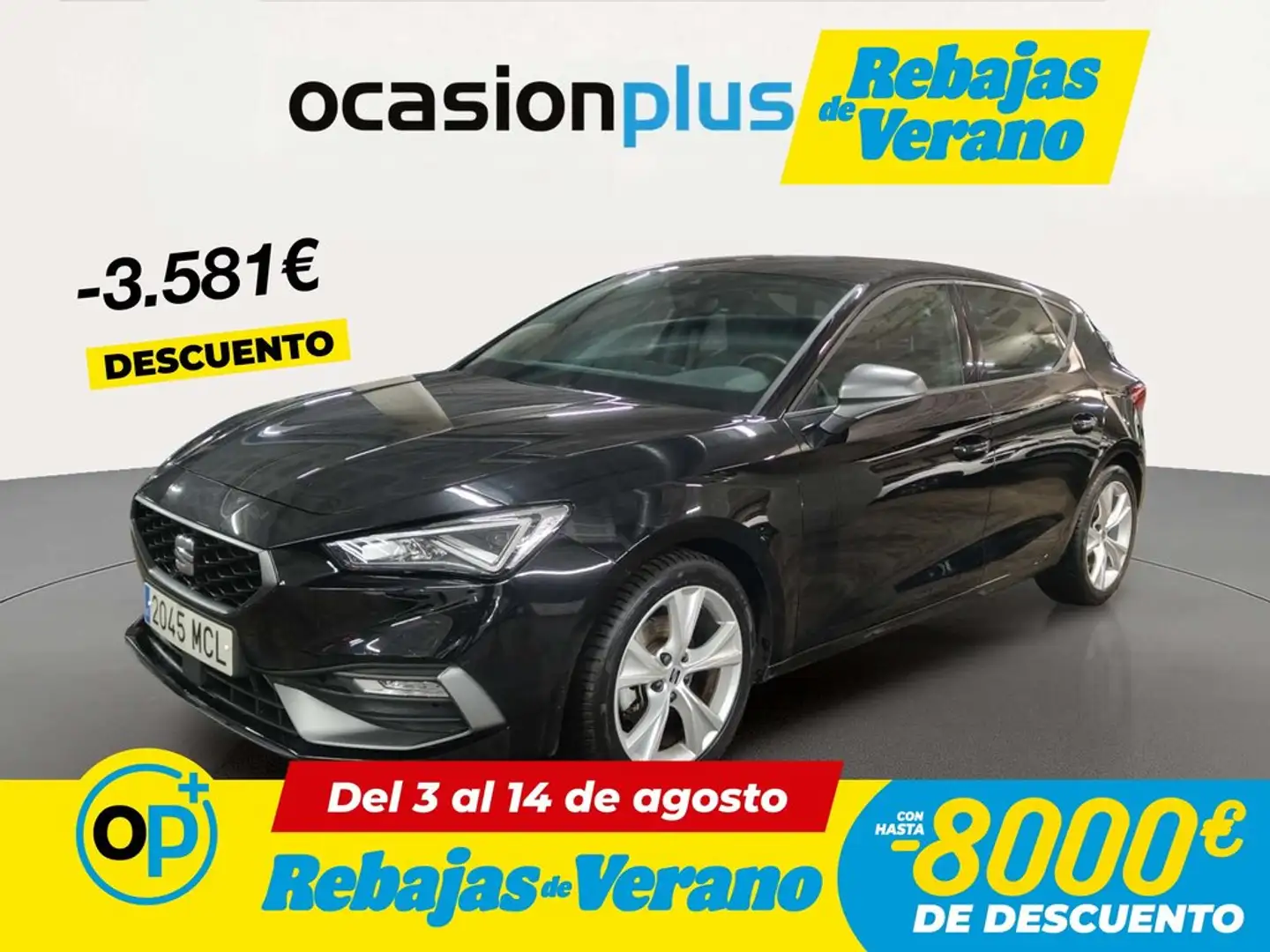SEAT Leon 1.0 eTSI S&S FR DSG-7 110 Negro - 1