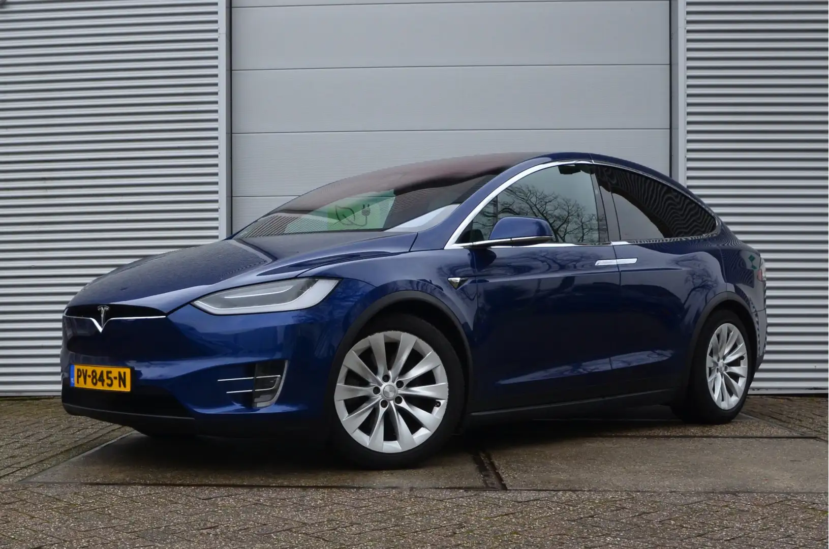 Tesla Model X 75D (4x4) Enhanced AutoPilot3.0, Trekhaak, Rijklaa Blauw - 1