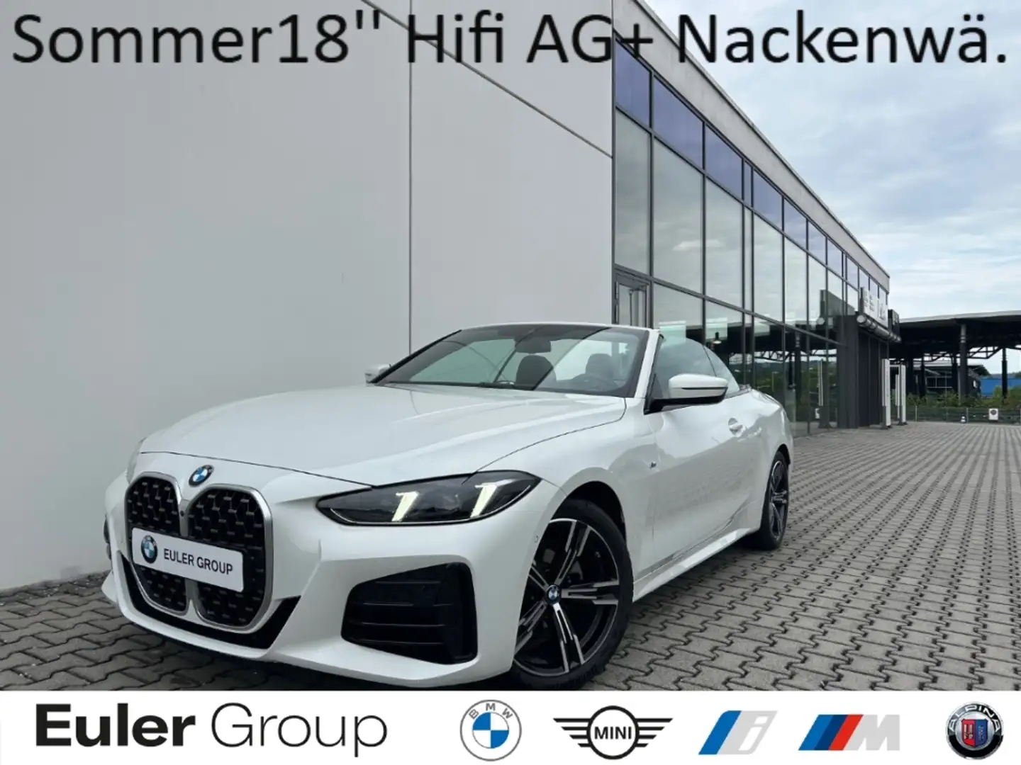 BMW 420 i M-Sport Sommer18'' Hifi AG+ ParkAss+ Nackenwä. M Weiß - 1