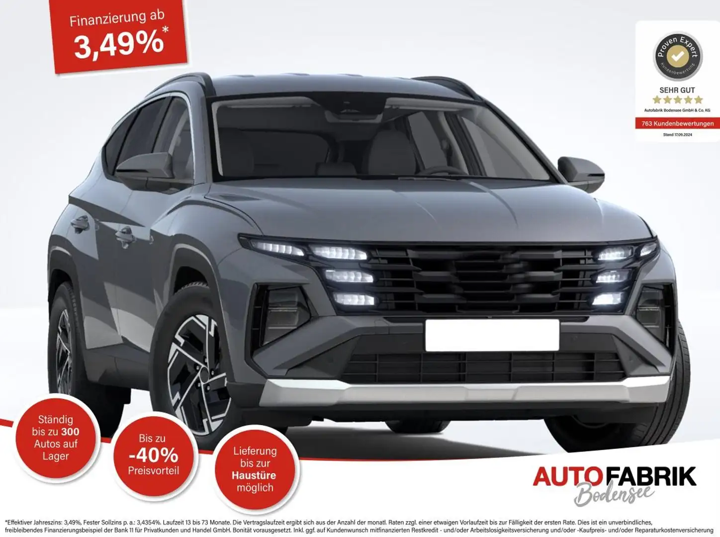 Hyundai TUCSON FL (MJ25) 1.6 T-GDI Navi*SHZ*Totwinkel*Kamera*Keyl Grigio - 1