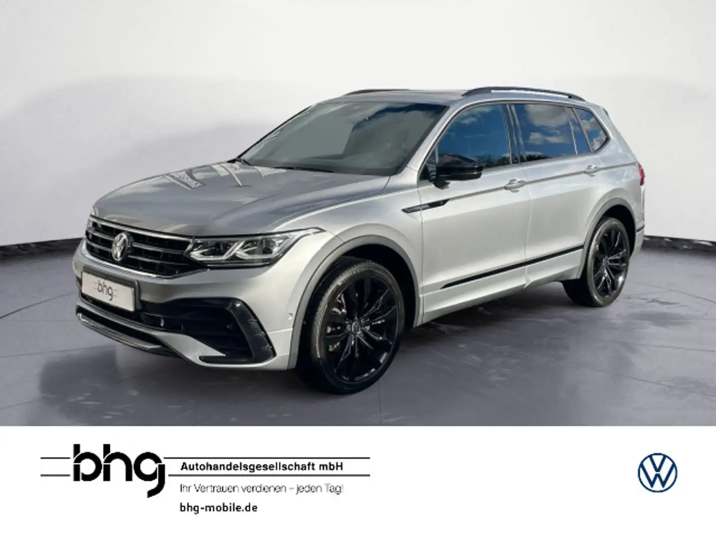 Volkswagen Tiguan Allspace 2.0 TDI R-Line 4Motion DSG AHK H Silber - 1
