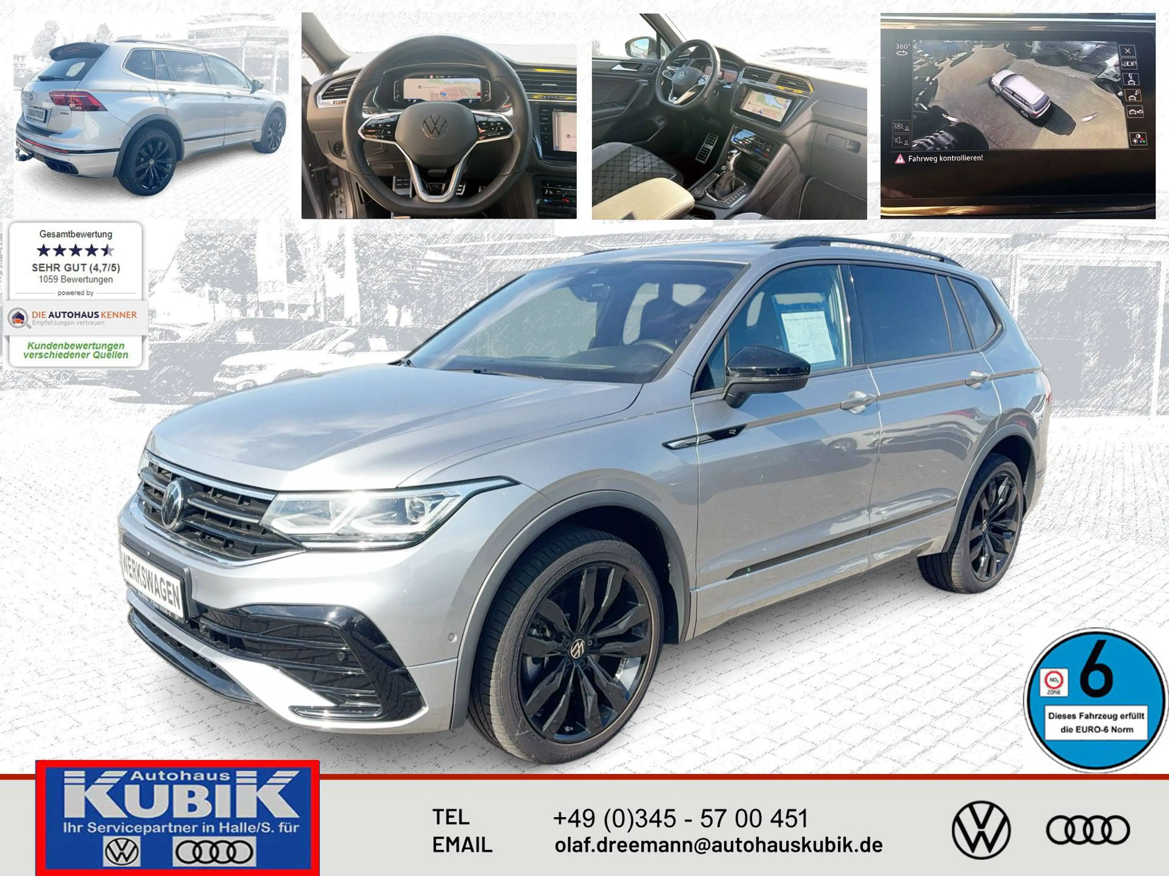 Volkswagen Tiguan Allspace 2.0 TDI R-Line Black Style DSG 4motion+DCC+IQ. Ligh