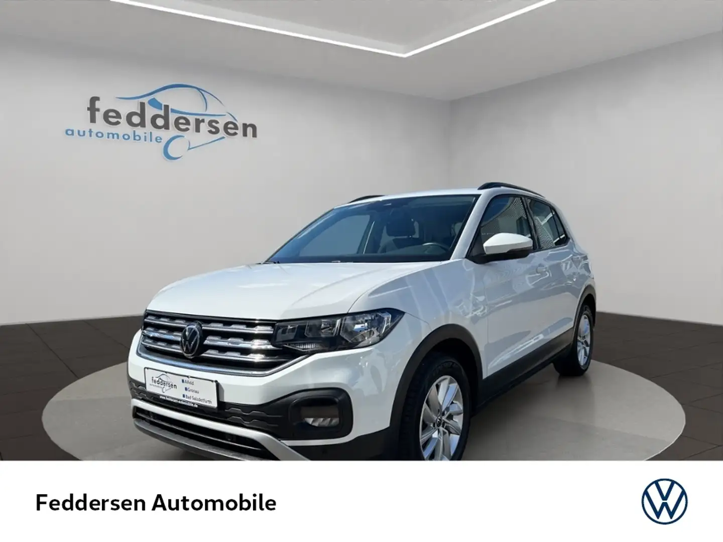 Volkswagen T-Cross 1.0 TSI PDC Klima DAB+ Sitzheizung ALU Blanco - 1