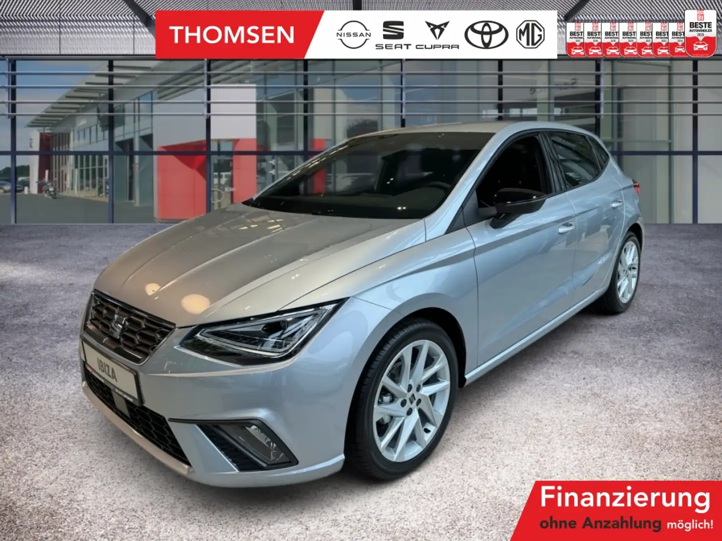 SEAT Ibiza FR 1.0 TS Virtual Winterp. LED Navi SHZ Argent - 1