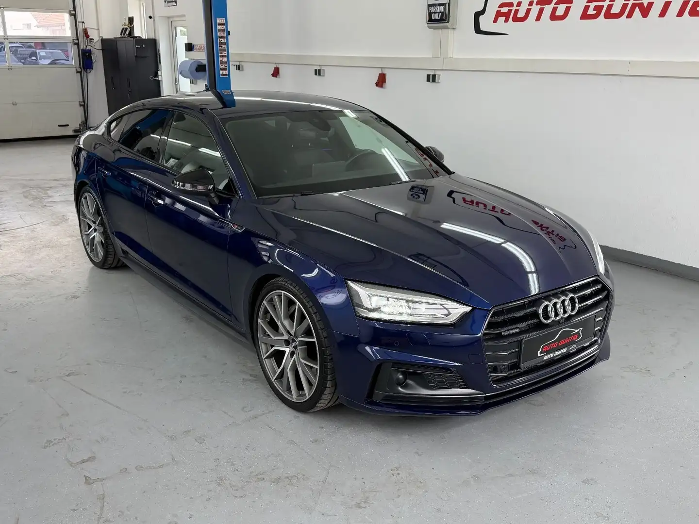 Audi A5 Sportback 50 TDI quattro 3xSLine*HUD*BO*360* Blau - 2