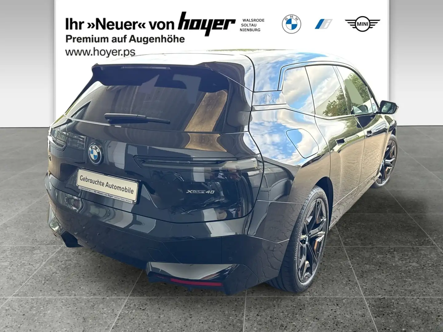 BMW iX xDrive40 Sportpaket Head-Up HK HiFi DAB LED Noir - 2