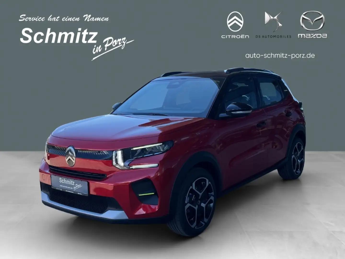 Citroen C3 LED Apple CarPlay Android Auto Verkehszeichenerkke Rouge - 1