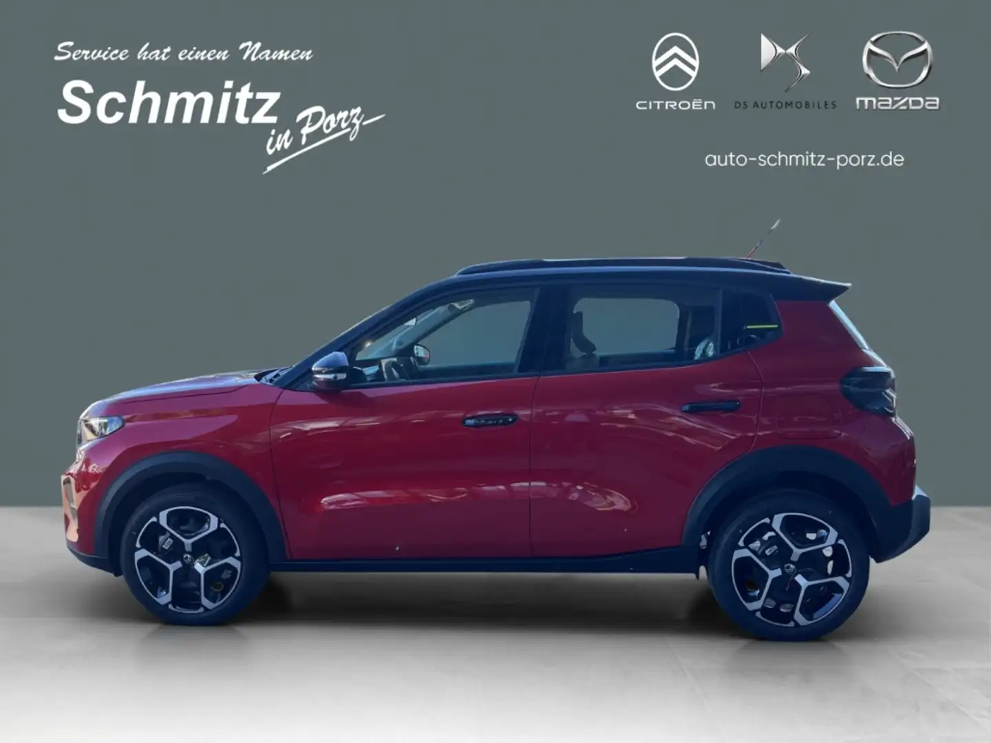 Citroen C3 LED Apple CarPlay Android Auto Verkehszeichenerkke Rouge - 2