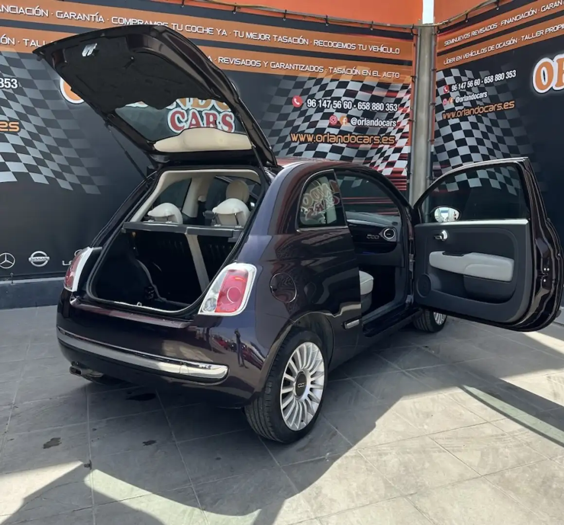 Fiat 500 1.2 Cult Burdeos - 1