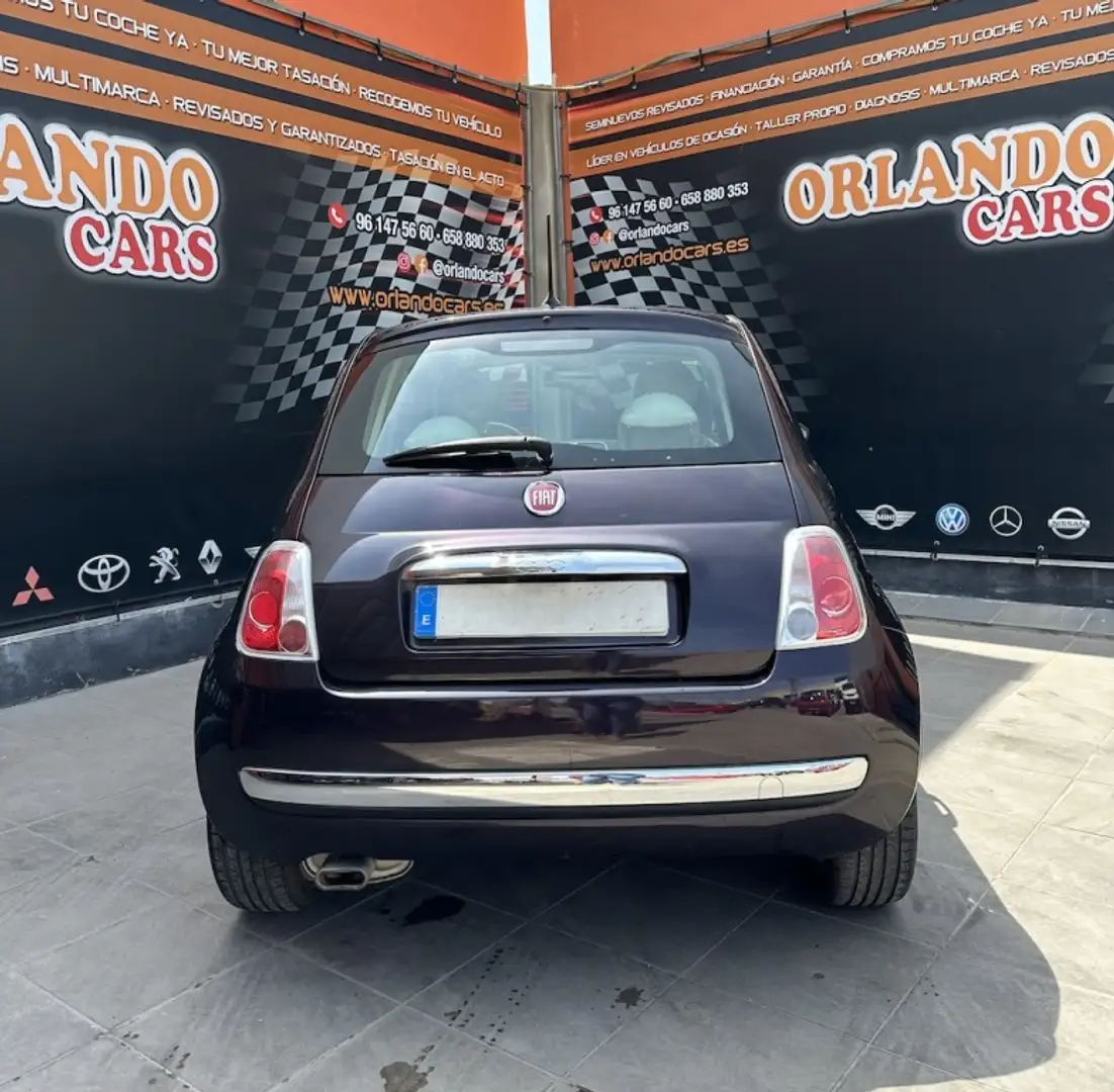 Fiat 500 1.2 Cult Burdeos - 2