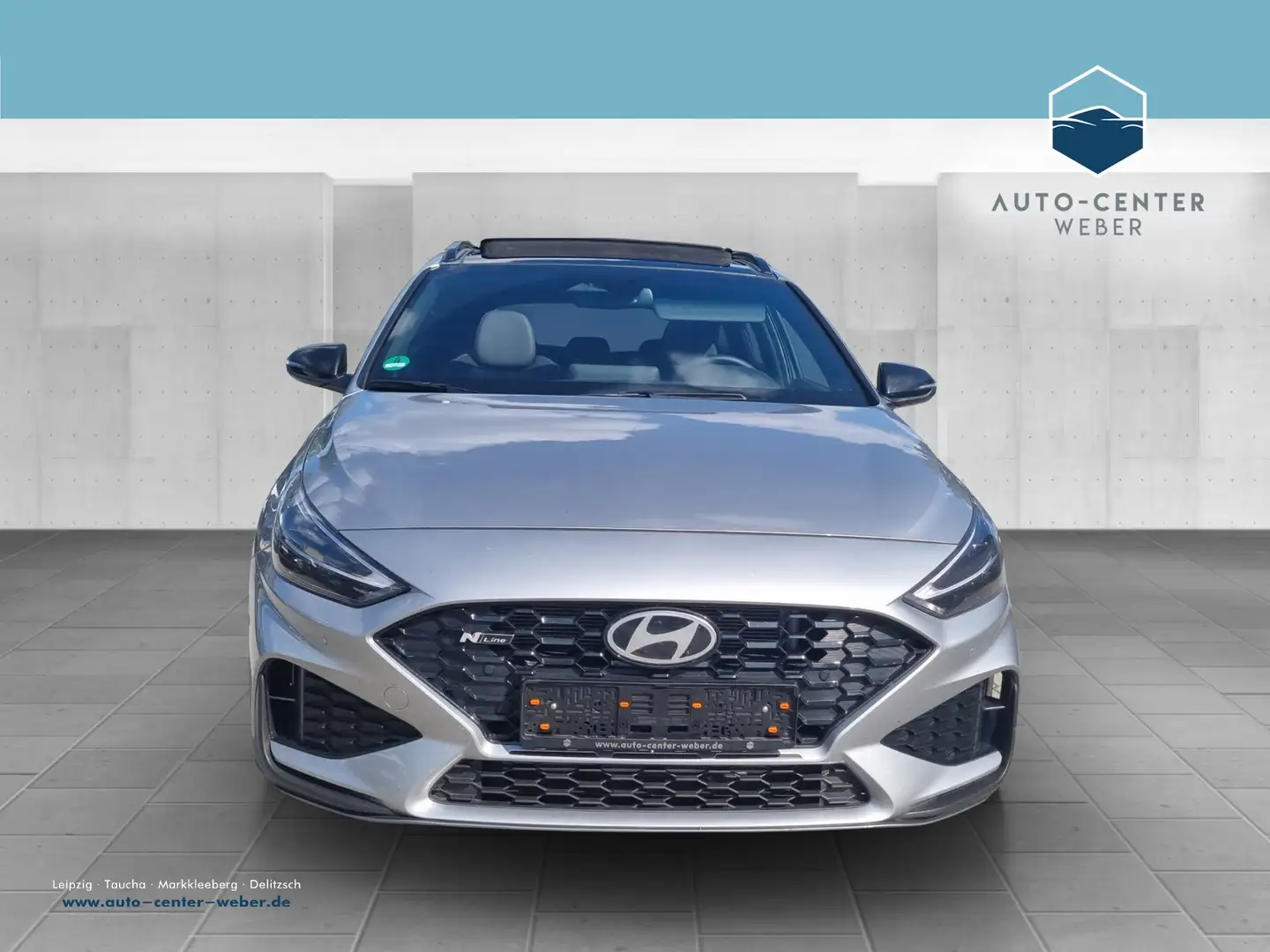 Hyundai i30 FL Kombi 1.5 T-GDI 48V N Line DCT *ACC*AUT* Silber - 2