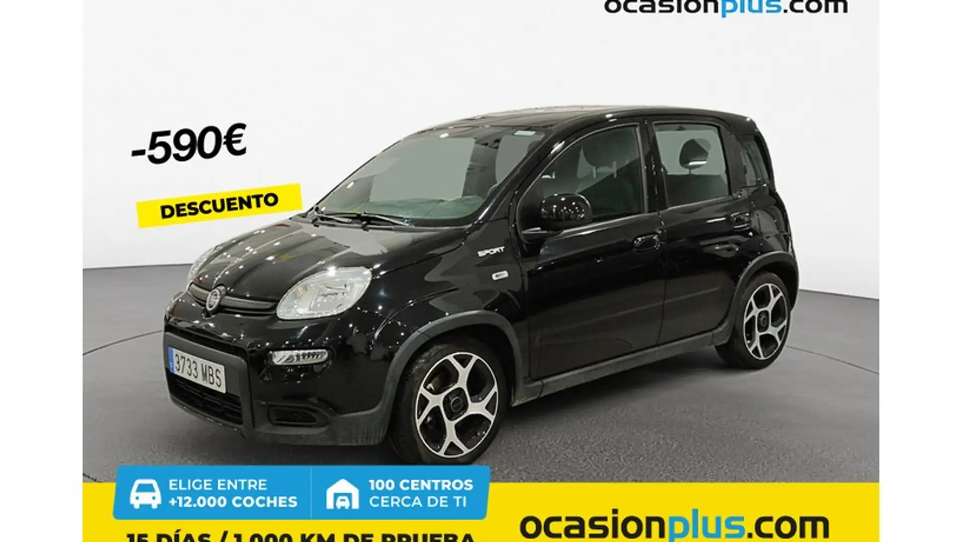 Fiat Panda 1.0 Gse Sport Hybrid Negro - 1