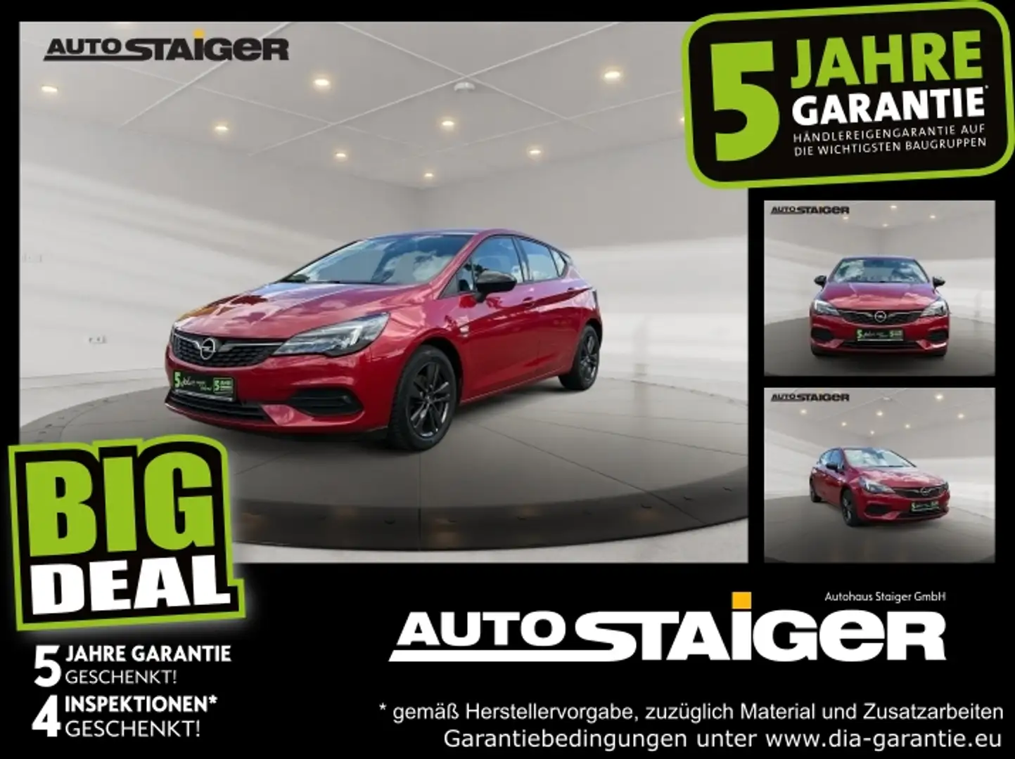 Opel Astra K 1.2 Turbo  2020 LED+SHZ+Winterp.+2xKlima Rot - 1