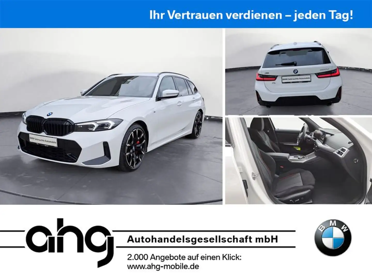 BMW 320 d xDrive Touring Automatic M Sportpaket pro A Blanco - 1