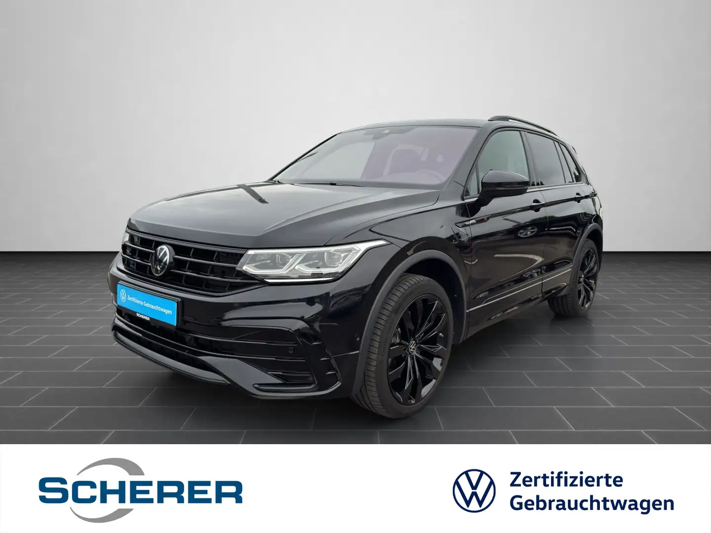 Volkswagen Tiguan R-Line 2.0 TDI 4MOTION AHK NAVI Harman Ka Schwarz - 1