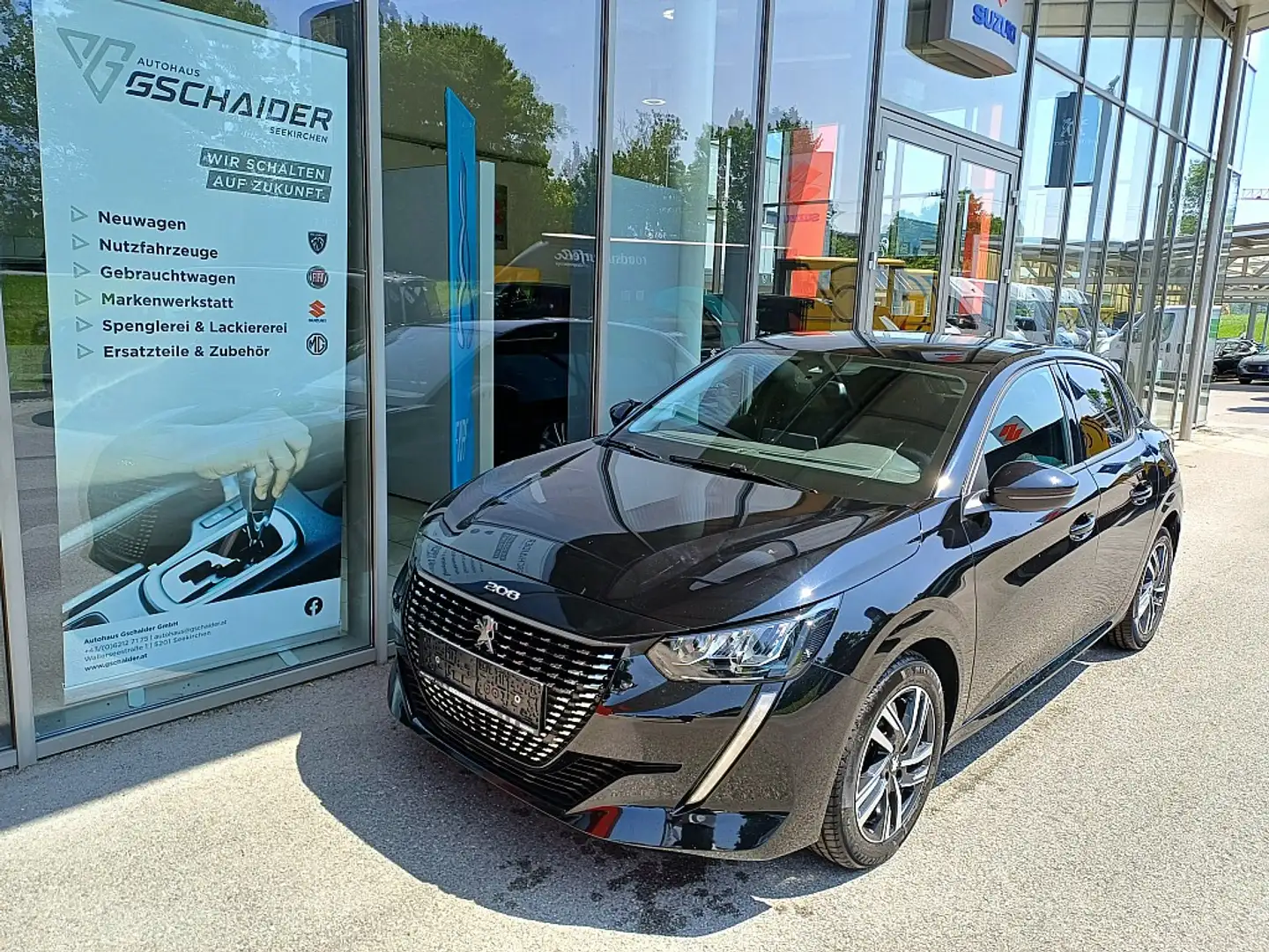Peugeot 208 ALLURE PureTech 100 EAT8 Schwarz - 1