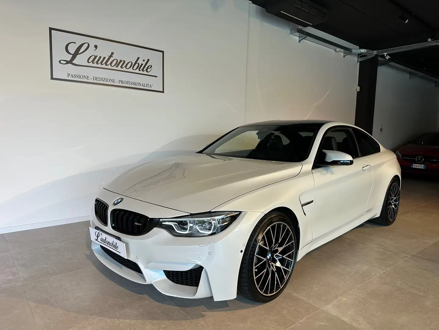 BMW M4 Coupe 3.0 Competition 450cv dkg CarPlay Scarico Bianco - 1