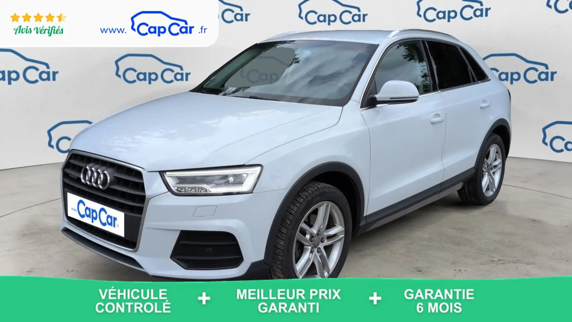 Audi Q3 2.0 TDI 150 Quattro Ambition Luxe Blanc - 1