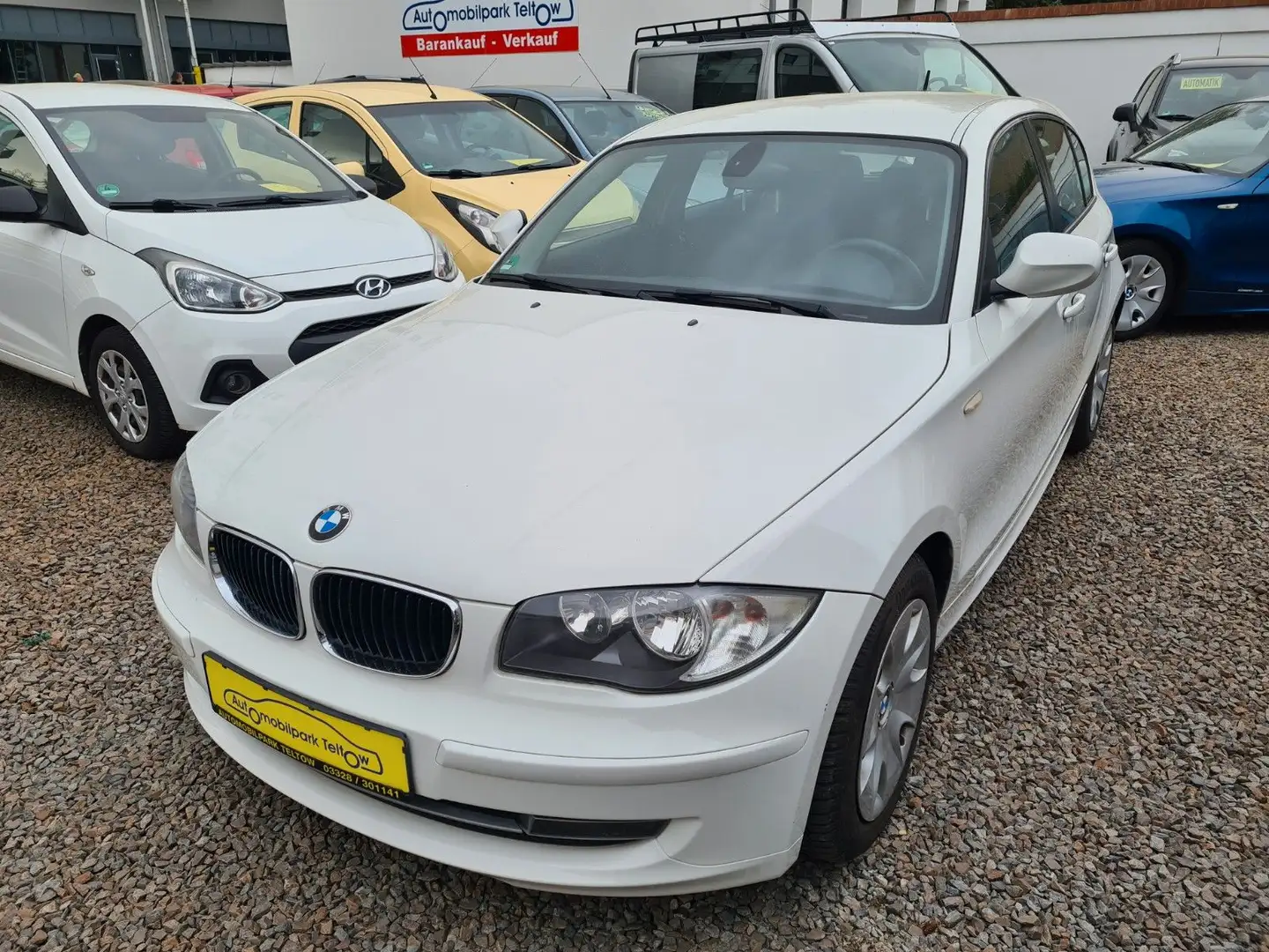 BMW 116 erst 74T Km, SHZ, PDC, Tempomat, Freisprech. Blanco - 1