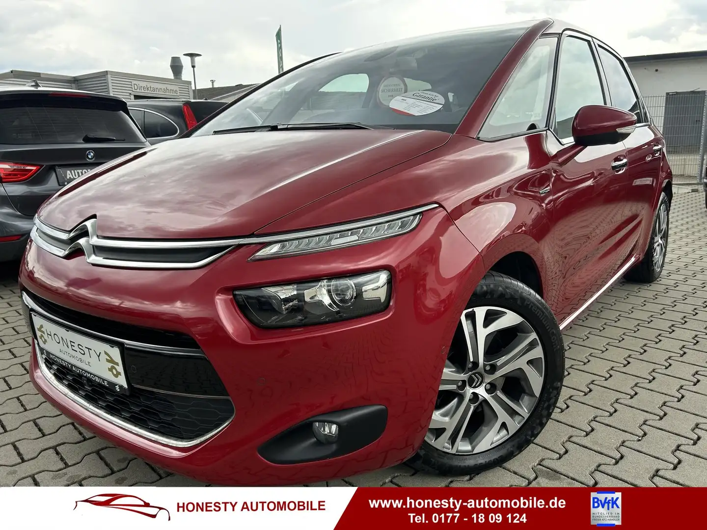 Citroen C4 Picasso 1.6 16V THP 165 Exclusive Stop&Start*GARANTIE*E... Kırmızı - 1