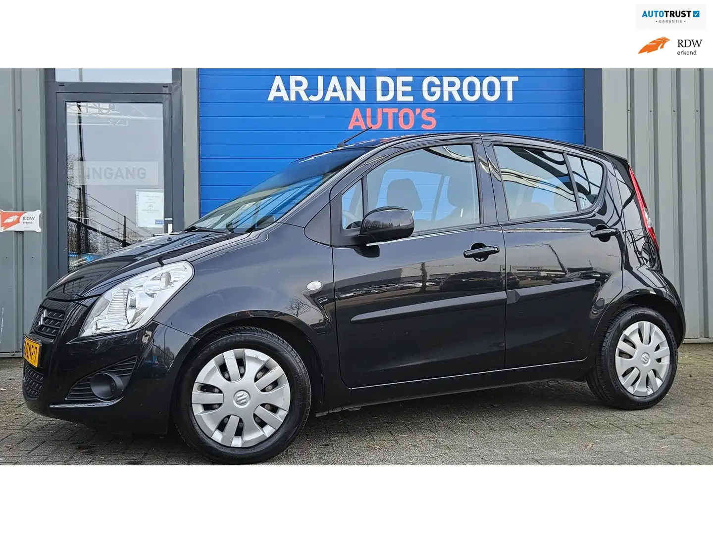 Suzuki Splash 1.2 AUTOMAAT Airco Hoge instap Electr pakket NAP! Negro - 1