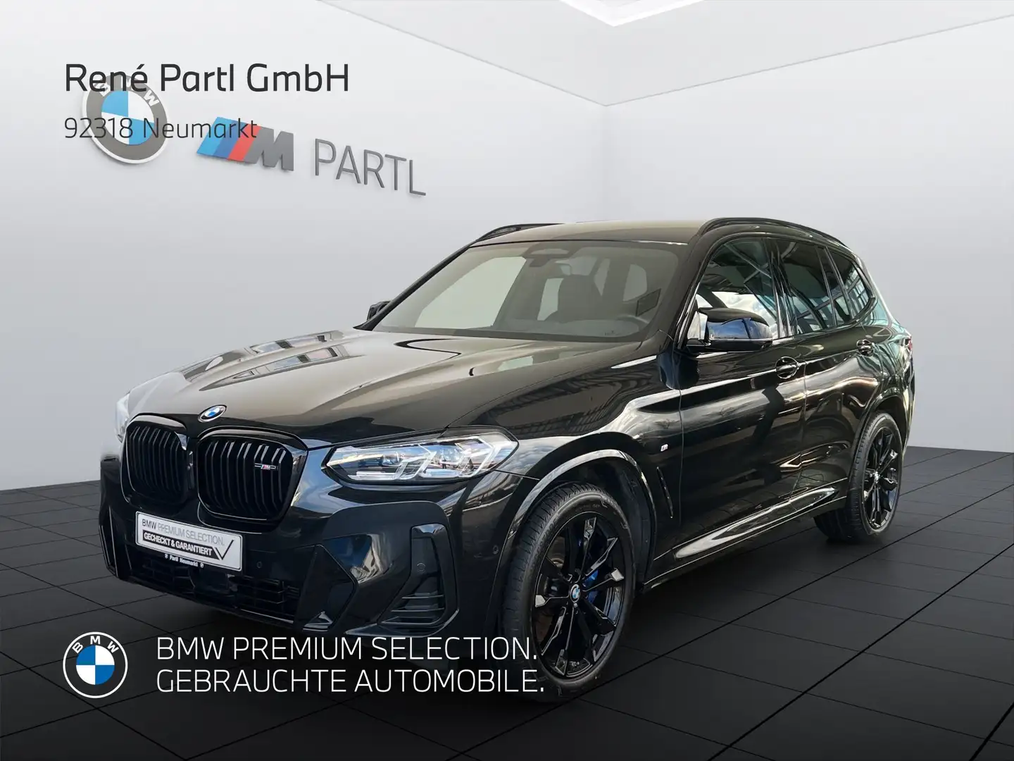 BMW X3 M 40i adapLED ACC 360° H/K adapM-FW Schwarz - 1