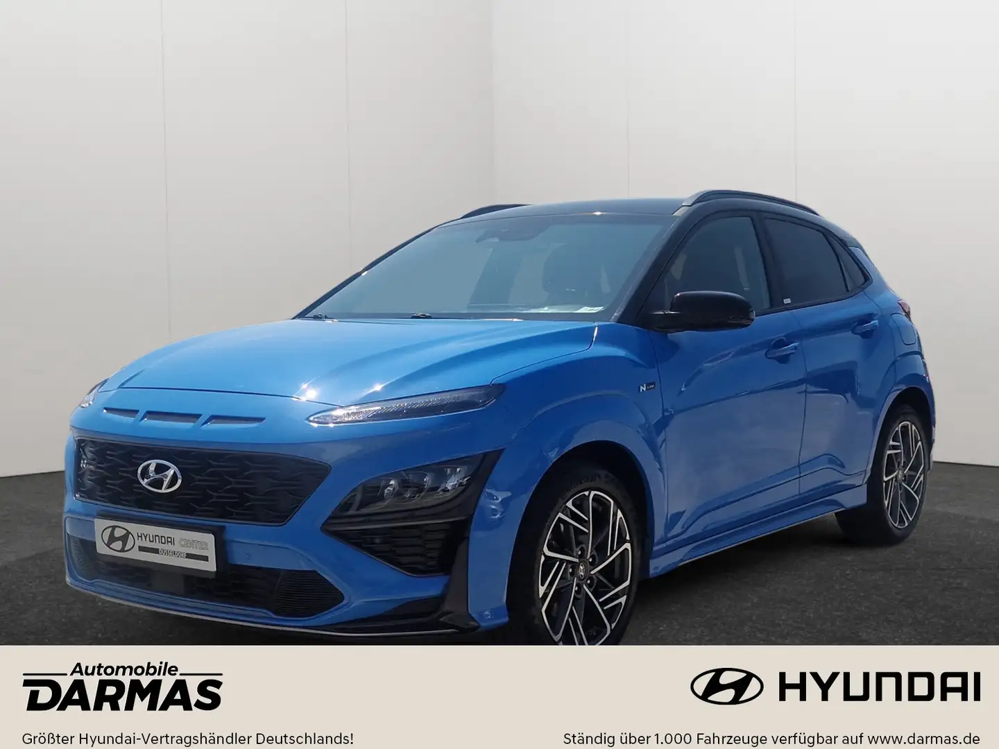 Hyundai KONA Kona 1,0 Turbo 48V N-Line Blauw - 1