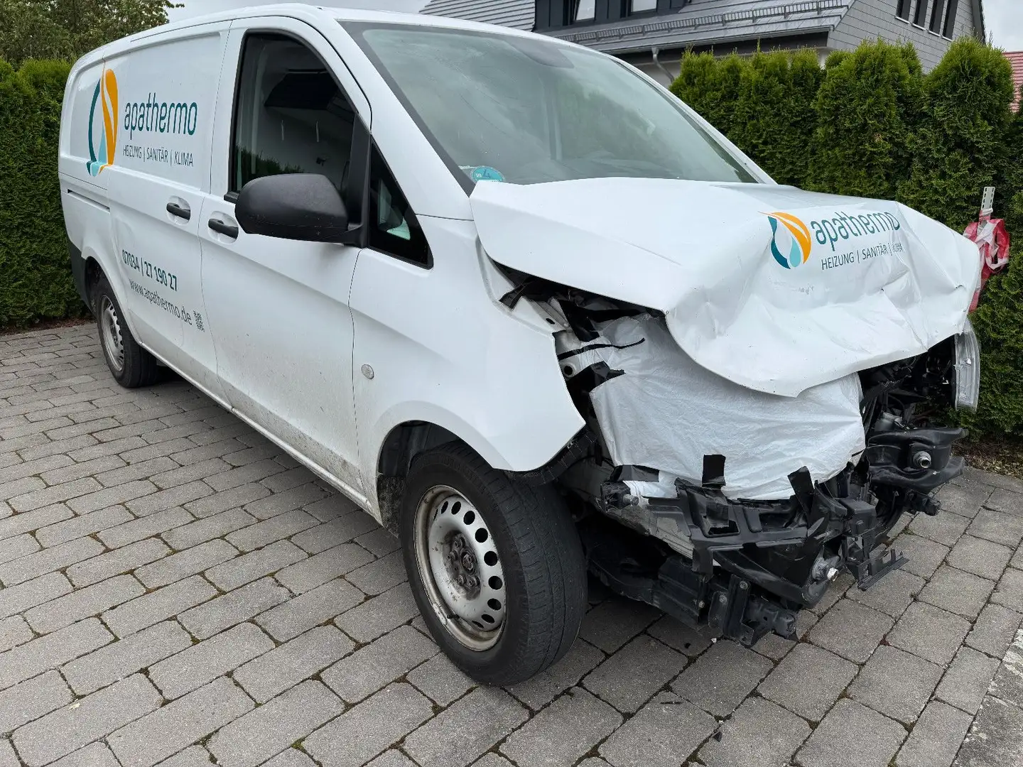 Mercedes-Benz Vito Kasten 114 CDI PLUS FWD lang Navi SHZ AHK.. Blanc - 1