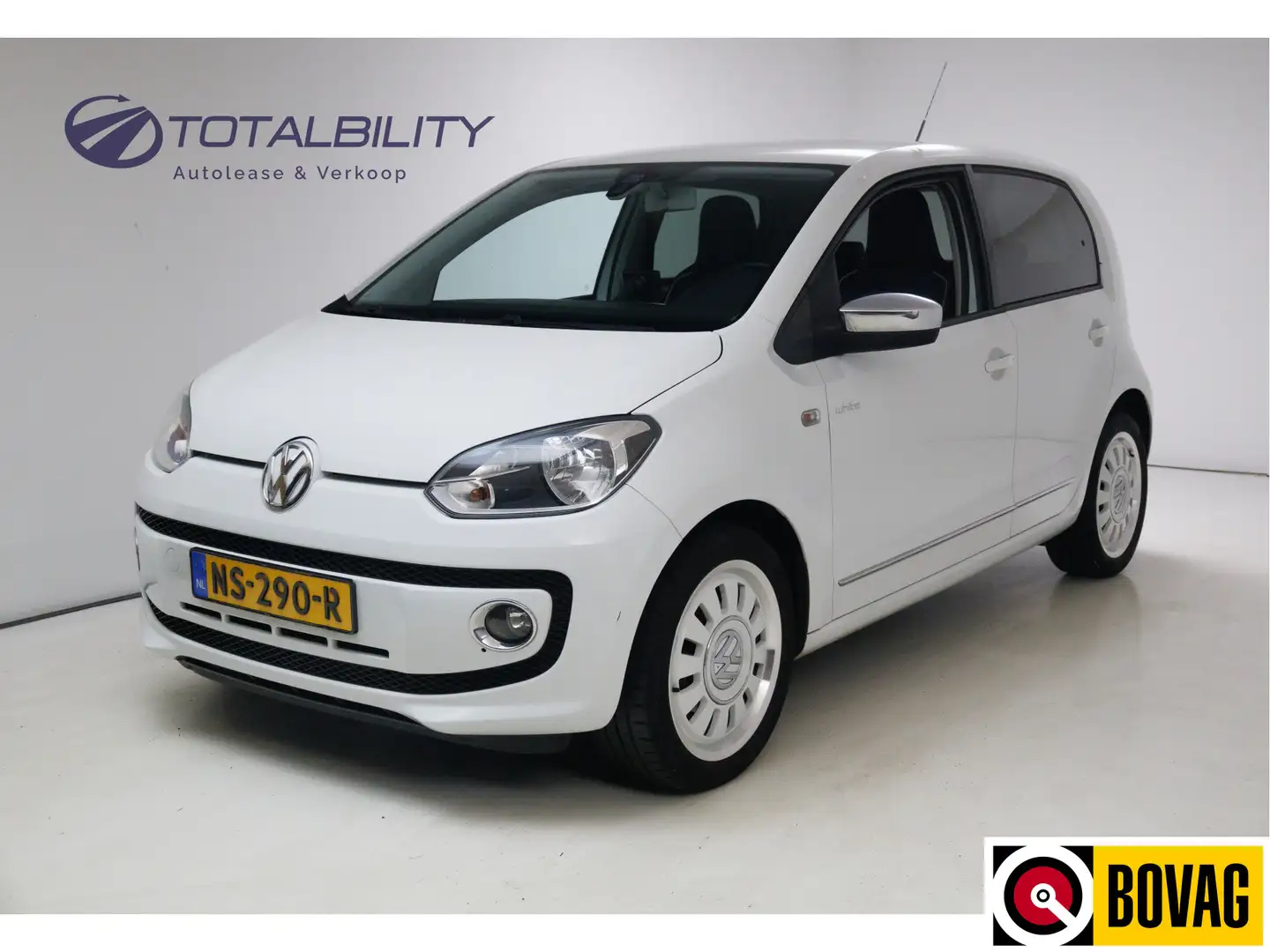 Volkswagen up! 1.0 High Up! White 75 PK | Airco | Leer | Stoelver Bianco - 1