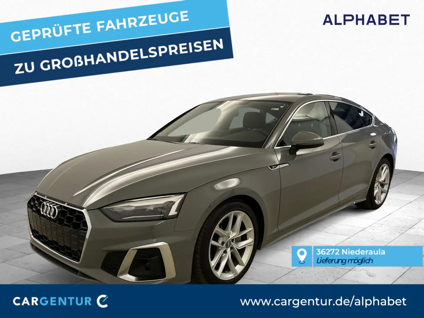 Audi A5 40 2.0 TDI quattro Sportback S line S Szary - 1