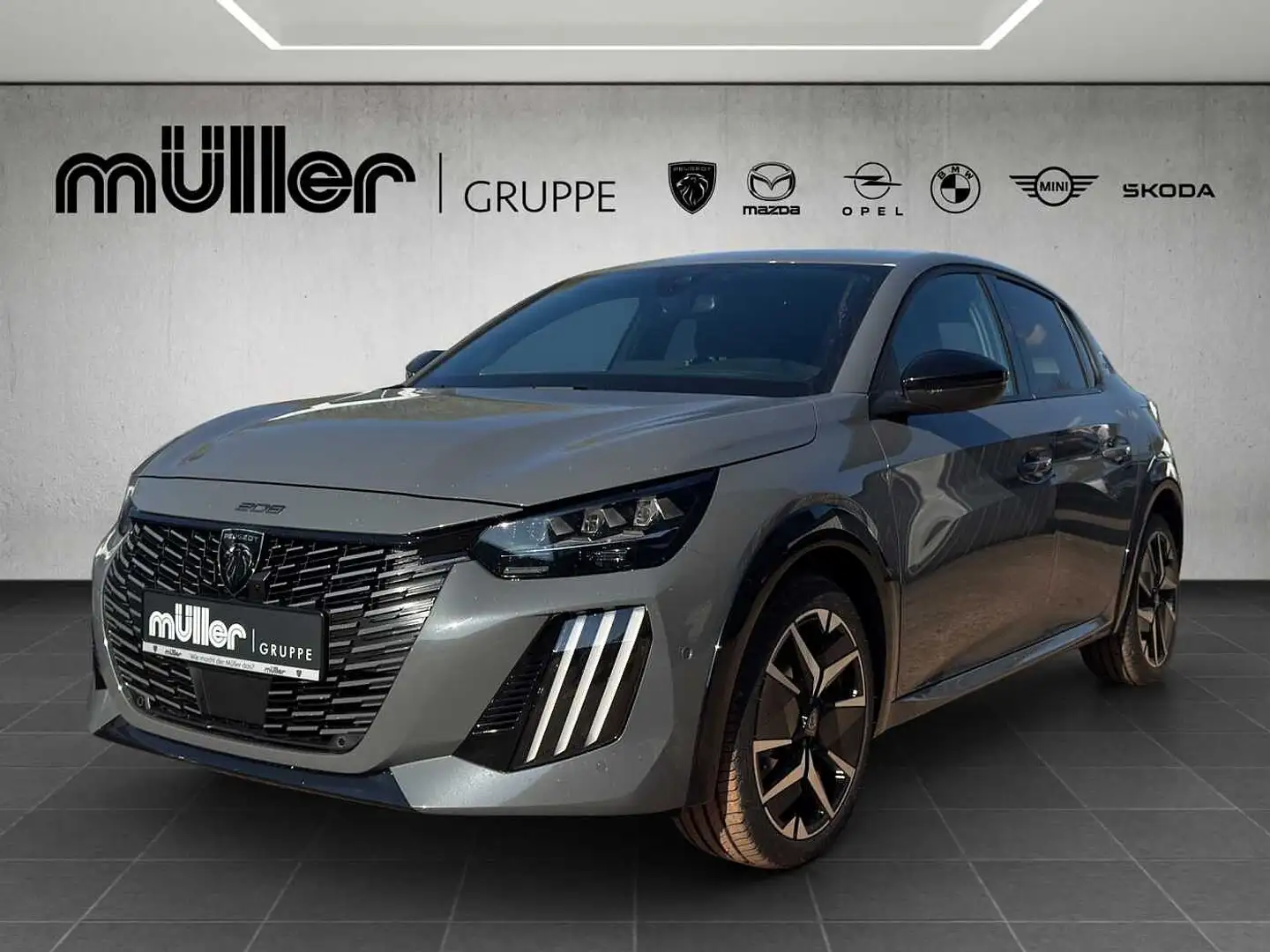 Peugeot 208 Hybrid 110 e-DSC6 GT Grau - 1