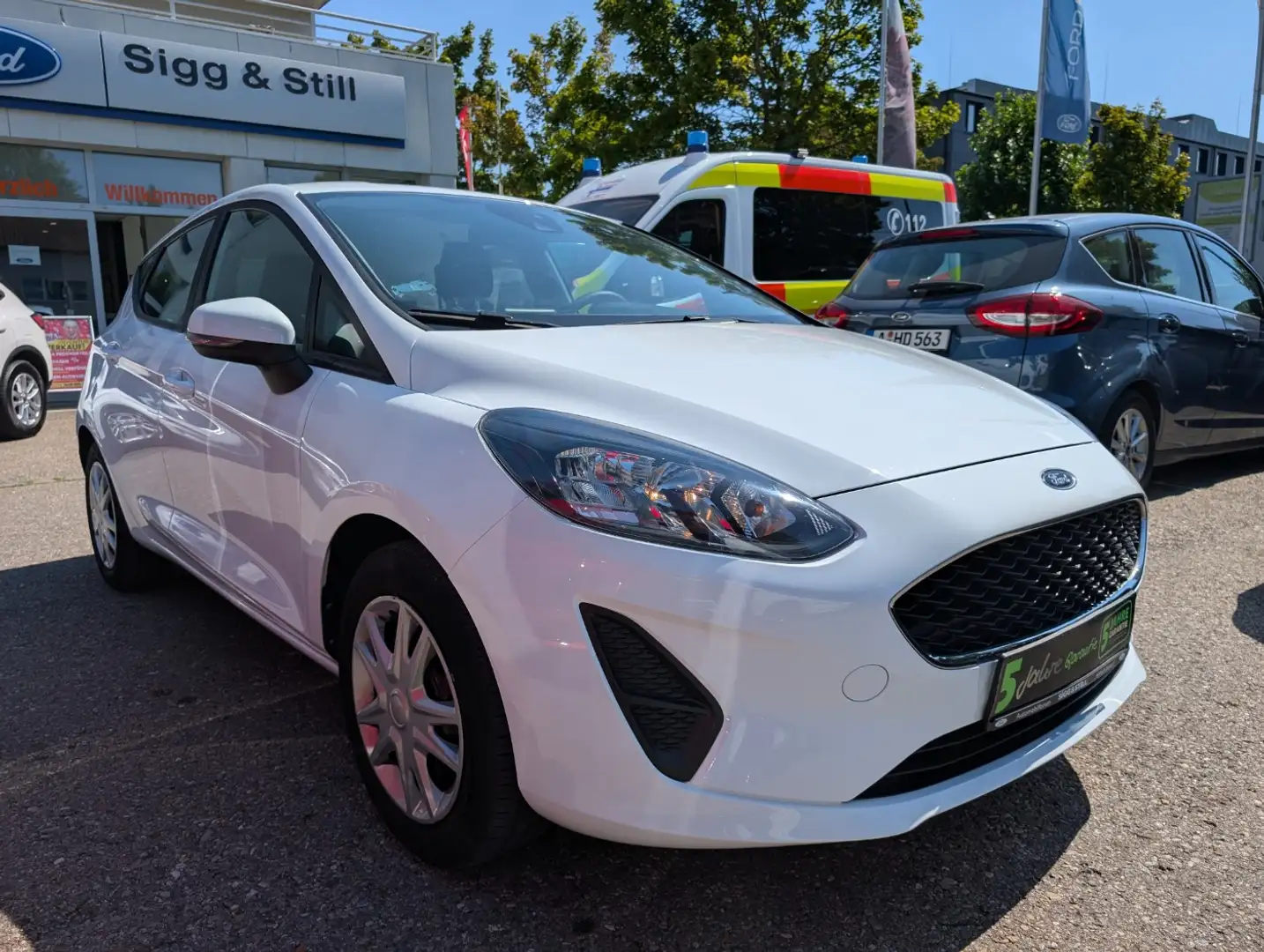 Ford Fiesta 1.1 Cool&Connect NAVI*KLIMA*SPUR*PDC*TEMP Blanc - 2