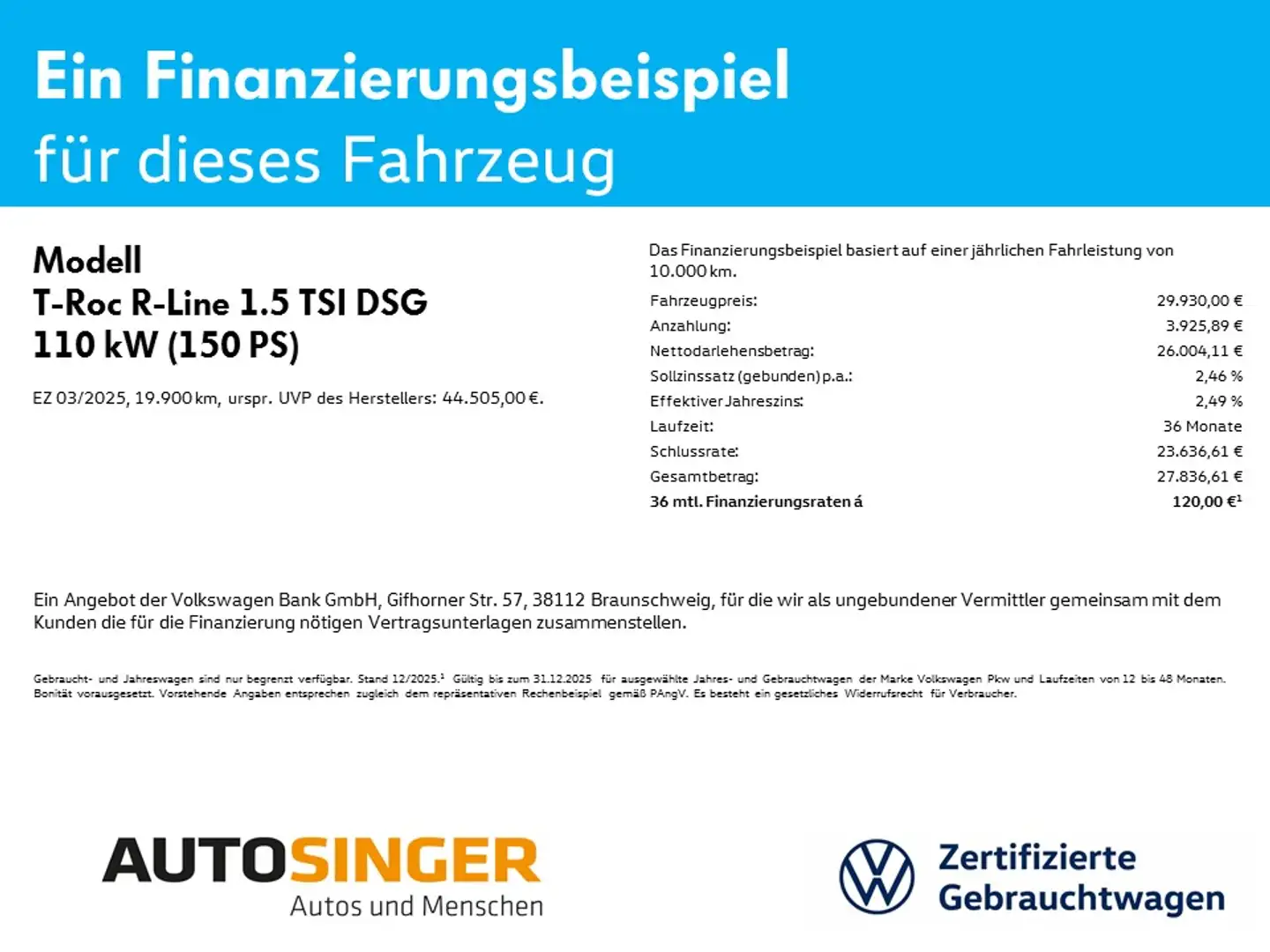 Volkswagen T-Roc R-Line 1.5 TSI DSG *AHK*LED*ACC*NAVI*R-CAM Grau - 2