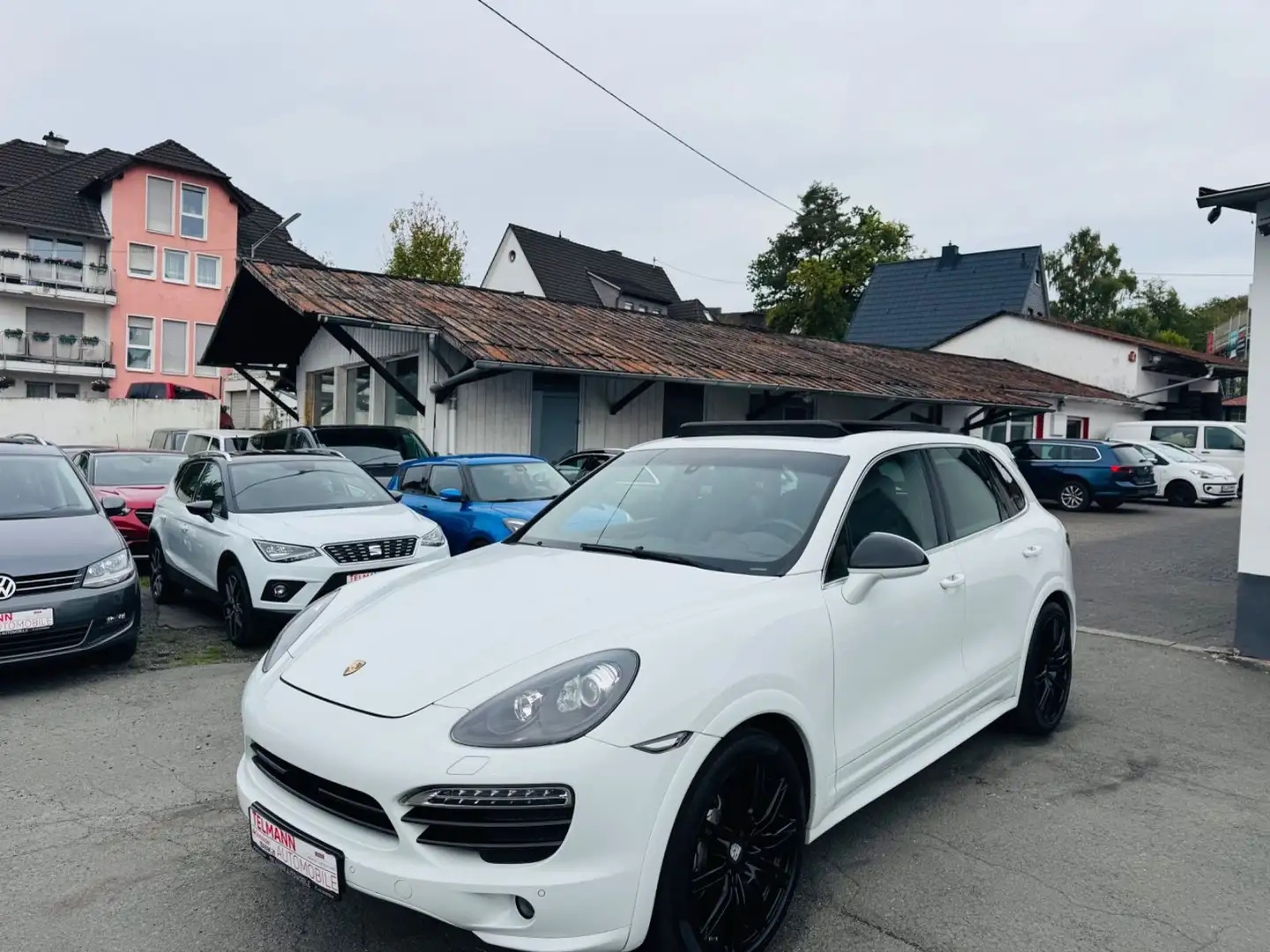 Porsche Cayenne S/Navi/Bi-Xenon/Vollleder/AHK/ Weiß - 1