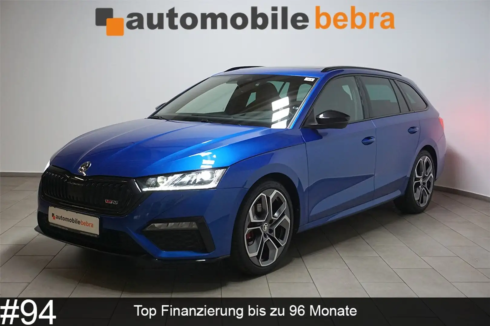 Skoda Octavia 2.0TDI DSG RS 4x4 Virtual VOLL Blau - 1