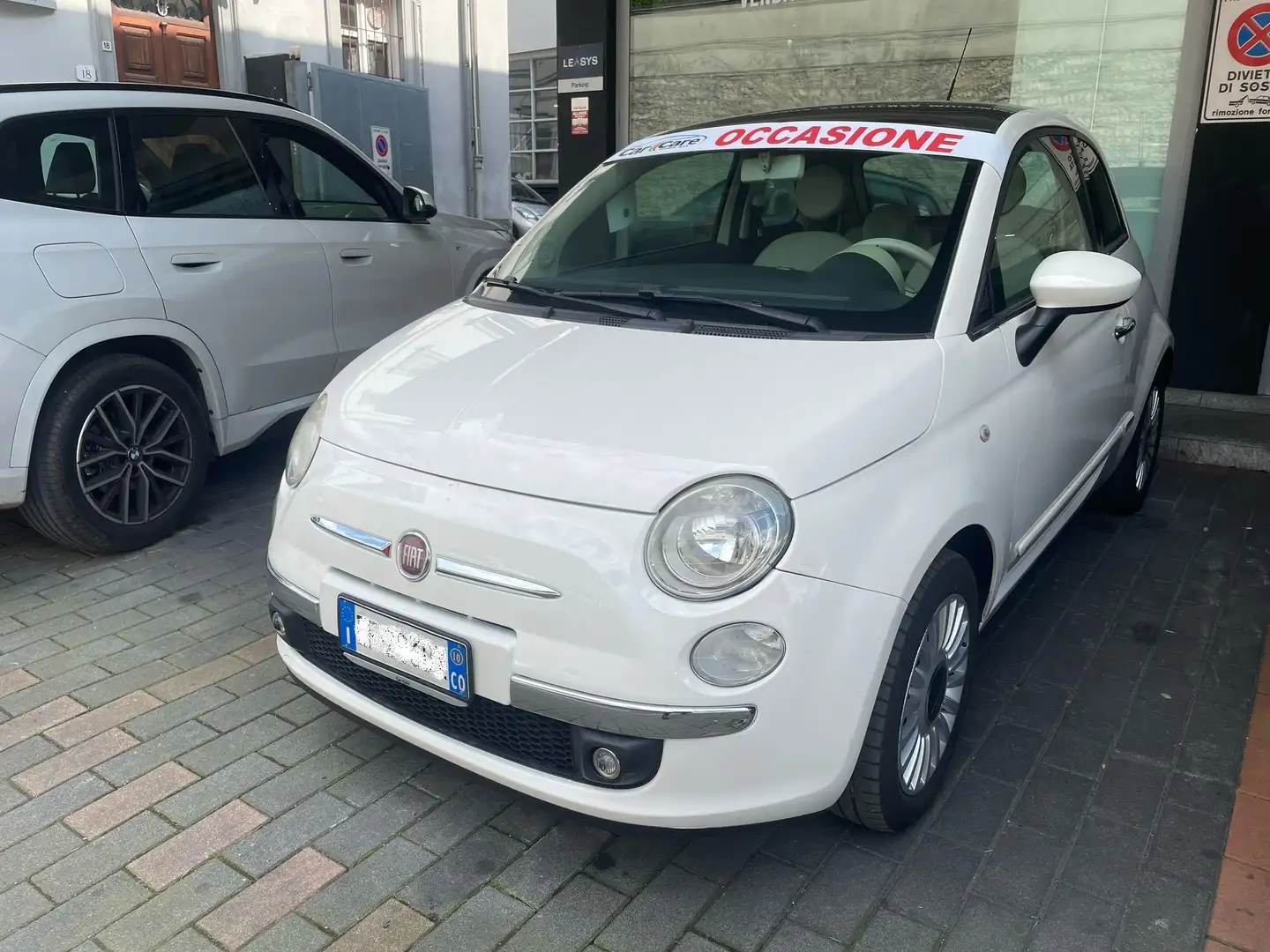 Fiat 500 500 1.2 Lounge 69cv Blanc - 1