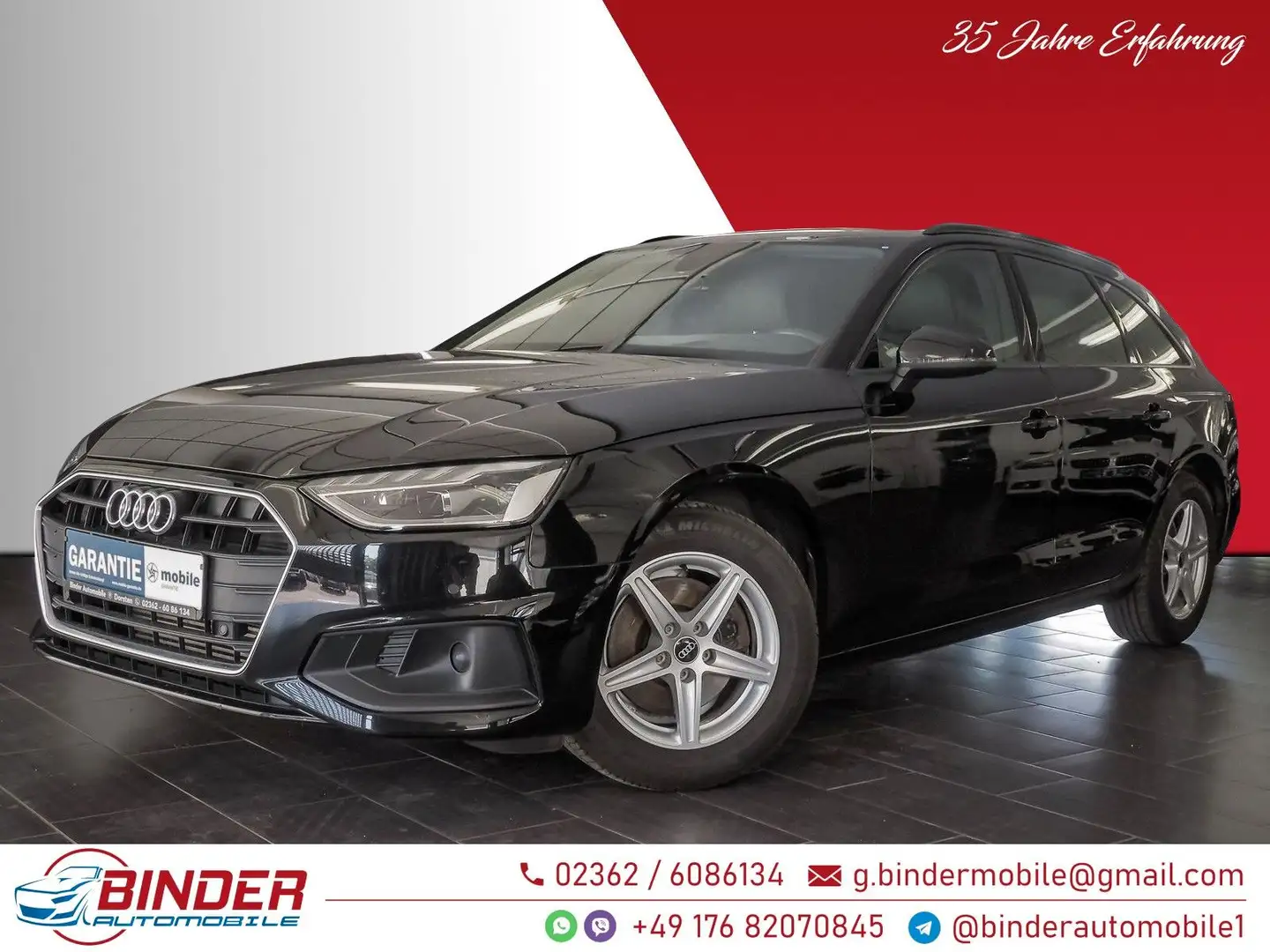 Audi A4 35 TFSI S LINE*GARANTIE*INSPEKTION*8 X FACH* Schwarz - 1
